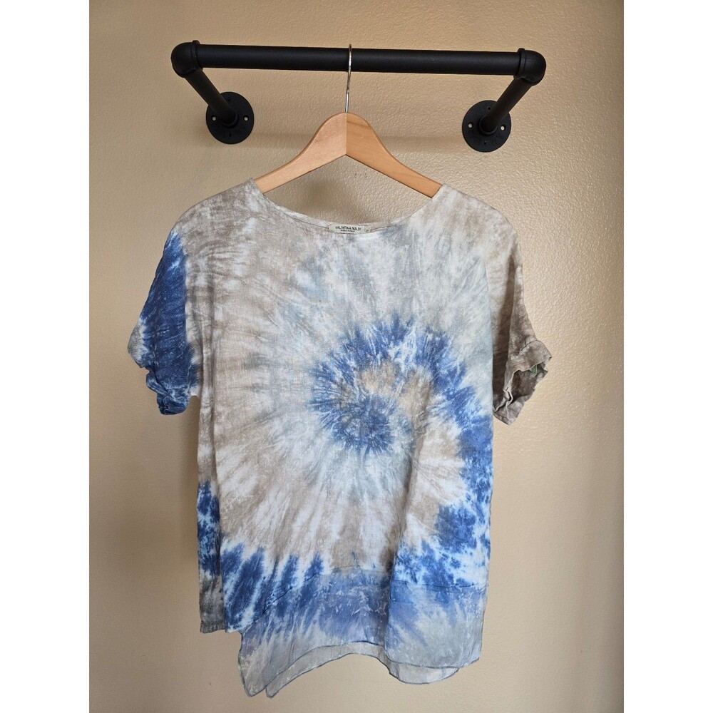 Valentina Naldi‎ 100% Linen Tie Dye Asymmetrical Hem women's size small